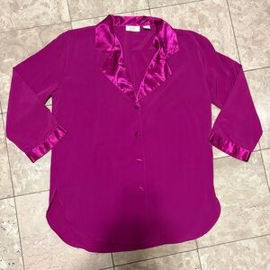 Victoria’s Secret Pj Button Up Top